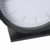 Mercana Marian 11.0L x 3.1W x 11.0H Black Studded Round Table Clock