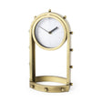 Mercana Marian 7.5L x 5.7W x 13.0H Gold Studded Table Clock