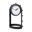 Mercana Marian 7.5L x 5.7W x 13.0H Black Studded Table Clock