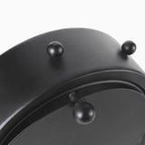 Mercana Marian 7.5L x 5.7W x 13.0H Black Studded Table Clock