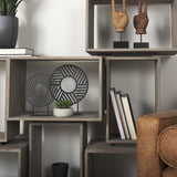 Mercana Micra 9.1L x 2.6W x 10.9H Matte Black Metal Decorative Object on a Stand