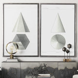 Mercana Henderson 10.4L x 8.3W x 7.7H Black Metal Paperclip Decorative Object