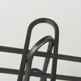 Mercana Henderson 12.2L x 9.1W x 9.1H Black Metal Paperclip Decorative Object