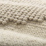 Mercana Emory 8x10 Gray Wool Hand Woven Diamond Patterned Rug