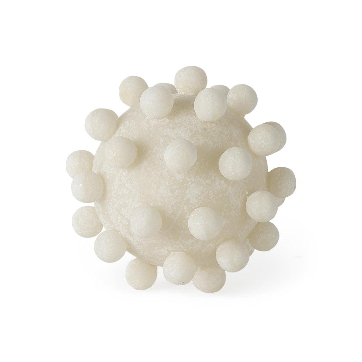 Mercana Malo 4.7L x 4.7W x 4.7H Cream Resin Small Sphere Decorative Object
