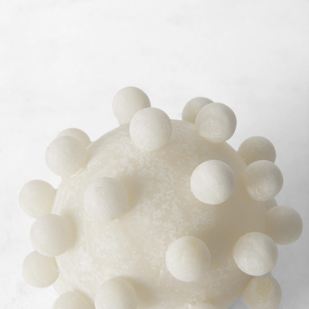 Mercana Malo 4.7L x 4.7W x 4.7H Cream Resin Small Sphere Decorative Object