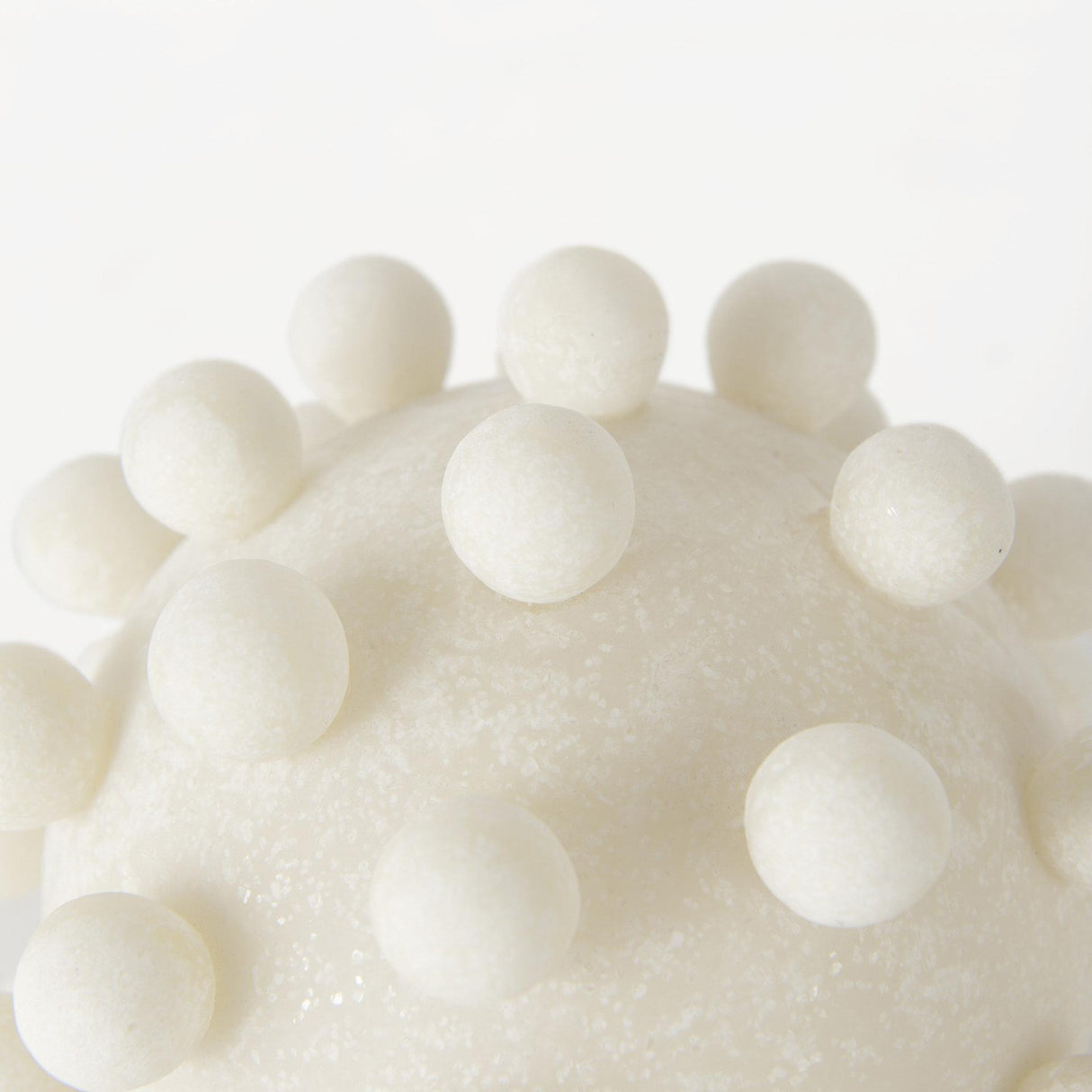 Mercana Malo 5.9L x 5.9W x 5.9H Cream Resin Large Sphere Decorative Object