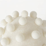 Mercana Malo 5.9L x 5.9W x 5.9H Cream Resin Large Sphere Decorative Object