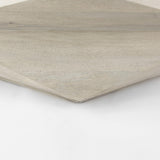 Mercana Arreto Natural Solid Wood Hexagonal Storage Coffee Table