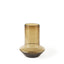 Mercana Amrita 8.3L x 8.3W x 9.7H Golden Brown Glass Vase