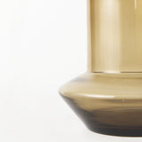 Mercana Amrita 8.3L x 8.3W x 9.7H Golden Brown Glass Vase