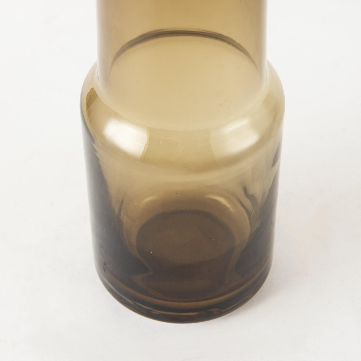 Mercana Amrita 4.1L x 4.1W x 11.9H Golden Brown Glass Vase