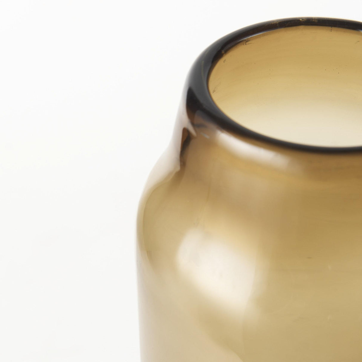 Mercana Amrita 4.8L x 4.8W x 16.0H Golden Brown Glass Vase