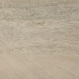 Mercana Givens 14.0L x 15.8W x 31.8H Natural Wood W/Black Metal Frame Bar Stool