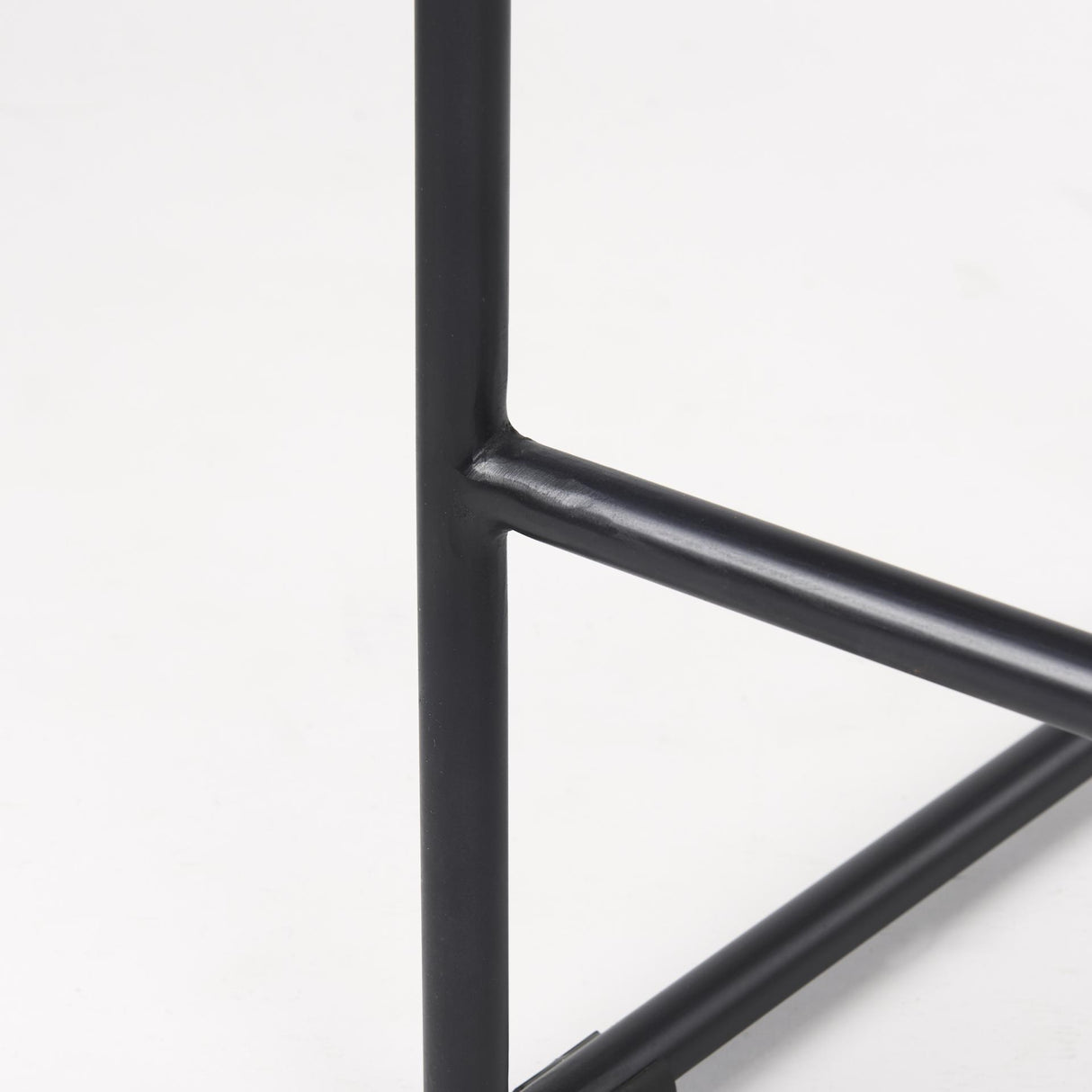 Mercana Givens 14.0L x 15.8W x 25.8H Natural Wood W/Black Metal Counter Stool