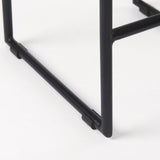 Mercana Givens 14.0L x 15.8W x 25.8H Natural Wood W/Black Metal Counter Stool