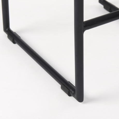 Mercana Givens 14.0L x 15.8W x 25.8H Natural Wood W/Black Metal Counter Stool