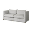 Mercana Valence 2 Piece Light Gray Modular Sofa Set
