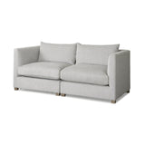 Mercana Valence 2 Piece Light Gray Modular Sofa Set