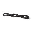 Mercana Alix 29.0L x 5.0W x 5.0H Black Wood Link Chain Decorative Object