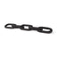 Mercana Alix 29.0L x 5.0W x 5.0H Black Wood Link Chain Decorative Object