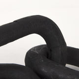 Mercana Alix 29.0L x 5.0W x 5.0H Black Wood Link Chain Decorative Object