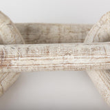 Mercana Alix 29.0L x 5.0W x 5.0H Beige Wooden Link Chain Decorative Object