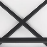 Mercana Frodo 16.5L x 16.5W x 26.4H Gray Fabric Seat W/Black Iron Frame Counter Stool