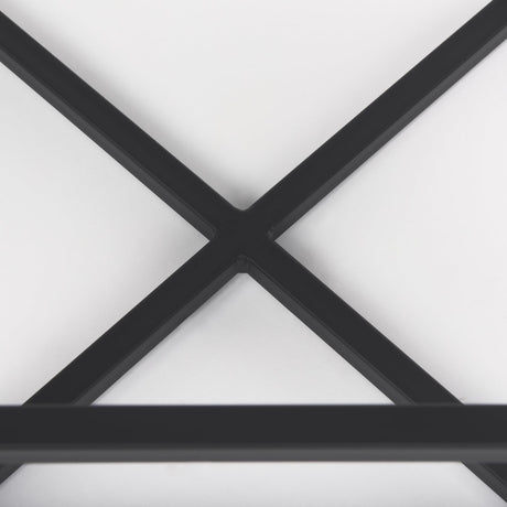 Mercana Frodo 16.5L x 16.5W x 26.4H Gray Fabric Seat W/Black Iron Frame Counter Stool