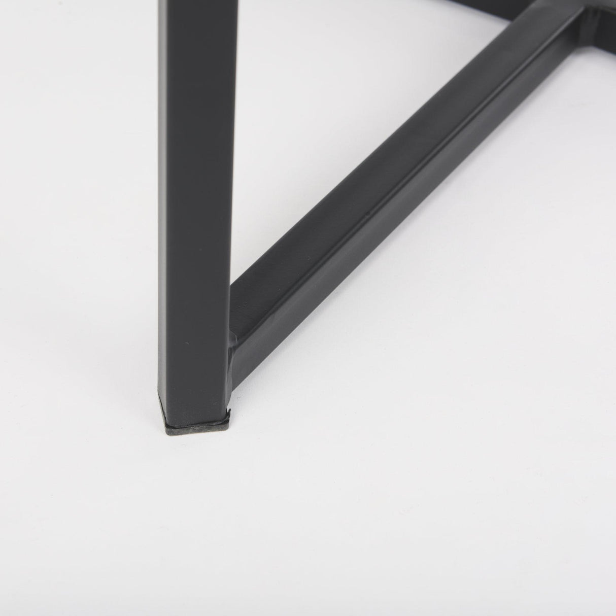 Mercana Frodo 16.5L x 16.5W x 29.75H Gray Fabric Seat W/Black Iron Frame Bar Stool