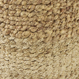 Mercana Morocco 15.7L x 15.7 (Set of 3) Brown Two Tone Water Hyacinth and Cornhusk Round Basket W/ Handles