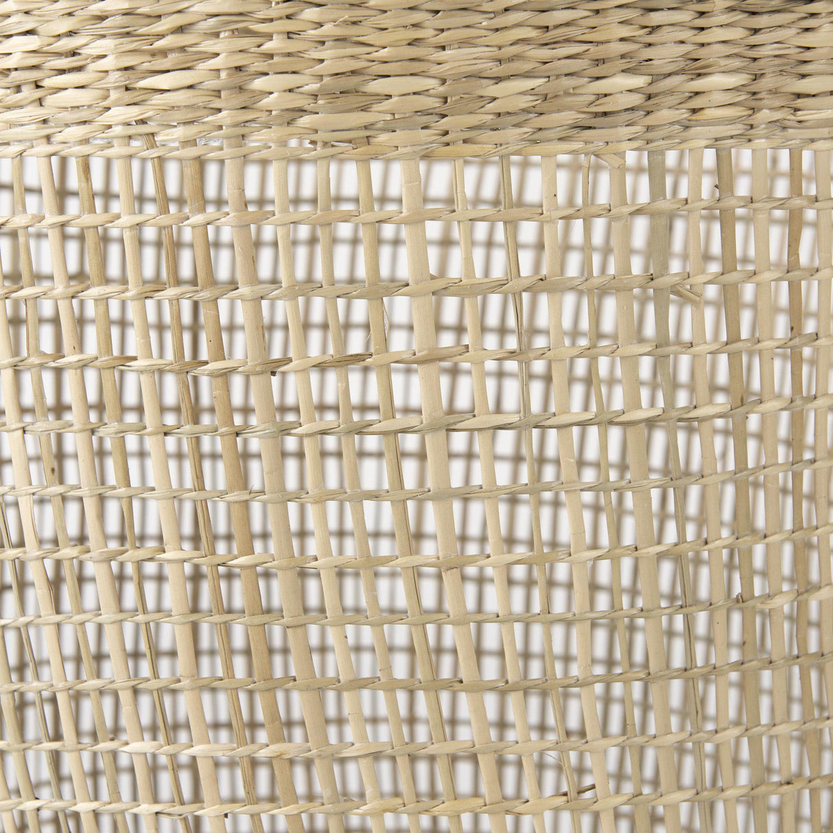 Mercana Bowie 19.7L x 19.7W x 19.7H (Set of 3) Medium Brown Seagrass Round Basket W/ Handles