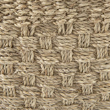 Mercana Emra 17.3L x 11.8W x 7.9H (Set of 3) Light Brown Seagrass Rectangular Basket W/ Handles