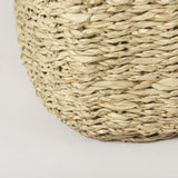 Mercana Cullen 15.7L x 15.7W x 15.7H (Set of 3) Grey Twisted Seagrass Square Basket