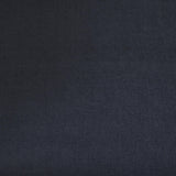 Mercana Brooks 90.2L x 34.8W x 33.5H Navy Blue Fabric Three Seater Sofa W/ Medium Brown Wooden Legs