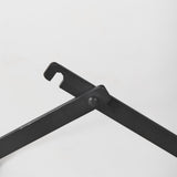 Mercana Direttore 19.3L x 19.3W x 40.2H Brown/Gray Suede W/ Metal Frame Counter Stool