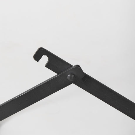 Mercana Direttore 19.3L x 19.3W x 40.2H Brown/Gray Suede W/ Metal Frame Counter Stool