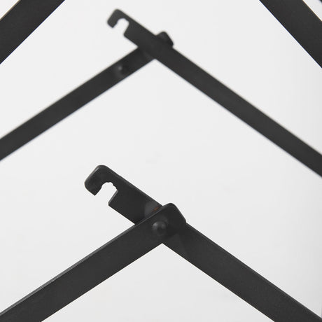 Mercana Direttore 19.3L x 19.3W x 44.1H Black Leather Seat W/Black Iron Frame Bar Stool