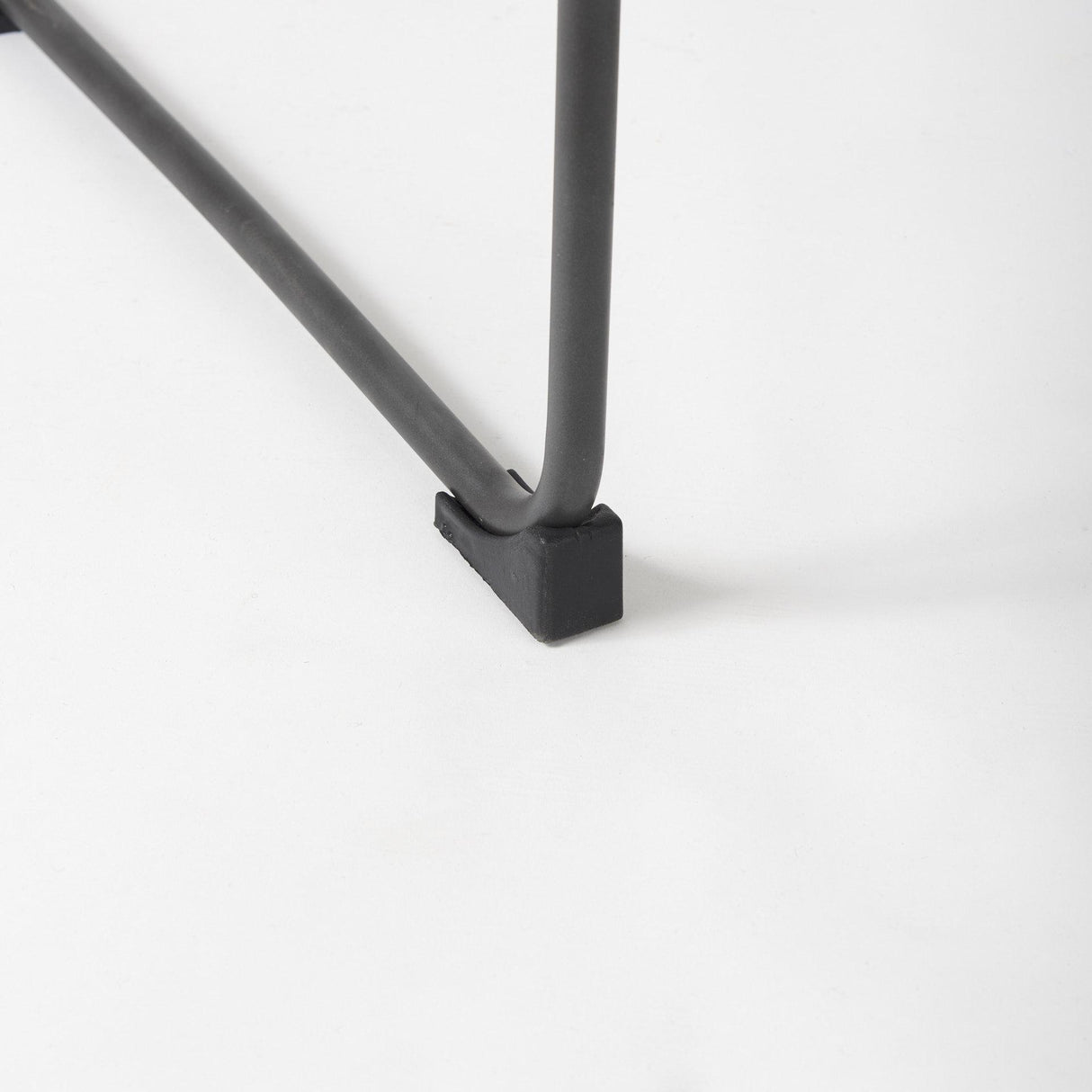 Mercana Direttore 19.3L x 19.3W x 44.1H Black Leather Seat W/Black Iron Frame Bar Stool