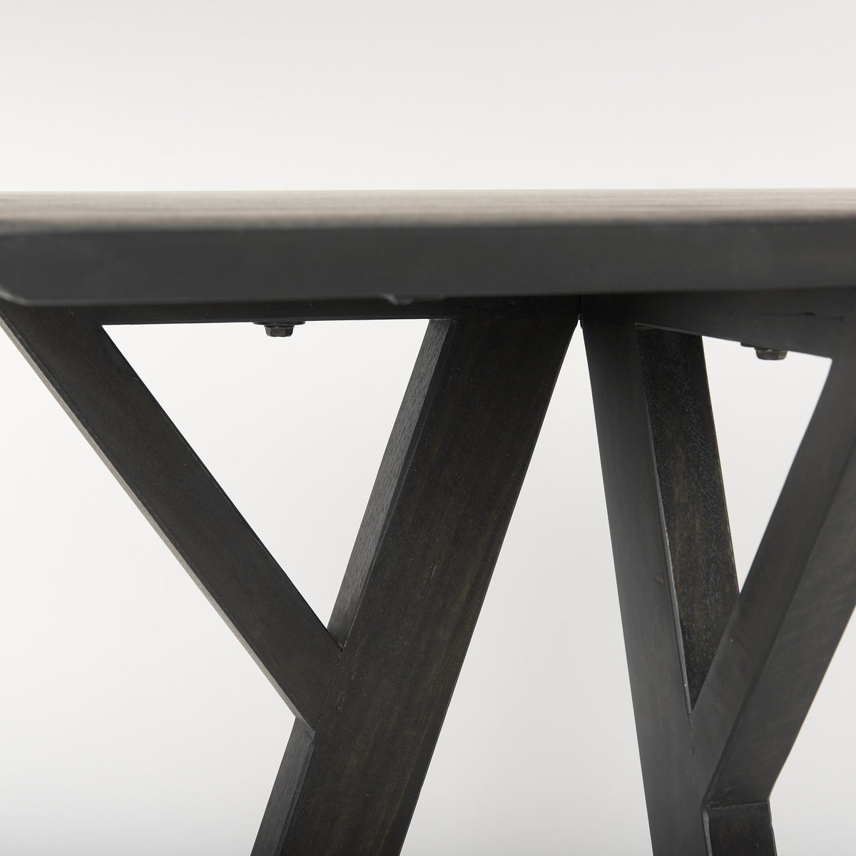 Mercana Jennings 54.0L x 16.0W x 29.5H Dark Brown Wood Console Table