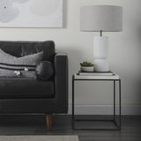 Mercana Svend 88.0L x 38.0W x 34.0H Black Leather Sofa