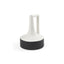 Mercana Burton 8.3H Small White and Black Ceramic Jug Vase