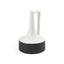 Mercana Burton 11.6H Medium White and Black Ceramic Jug Vase