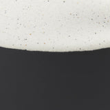 Mercana Burton 11.6H Medium White and Black Ceramic Jug Vase