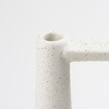 Mercana Burton 11.6H Medium White and Black Ceramic Jug Vase