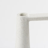 Mercana Burton 13.1H Large White and Black Ceramic Jug Vase