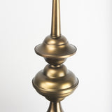 Mercana Willson 17.0L x 17.0W x 29.0H Black Iron W/Antique Brass Dome Pendant Light