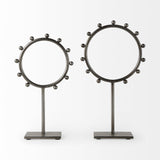 Mercana Elio 8.3L x 3.0W x 15.0H Large Studded Hoop Object