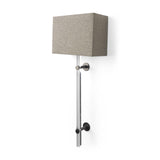 Mercana Kinsley Beige Shade W/Transparent Body Wall Sconce