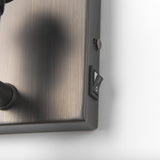 Mercana Kinsley Beige Shade W/Transparent Body Wall Sconce